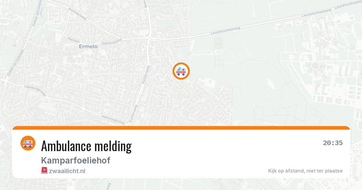 Ambulance melding — 16 jun 2026
