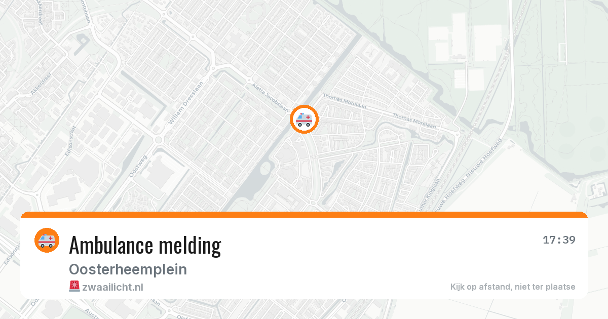 Ambulance melding — 8 feb 2026