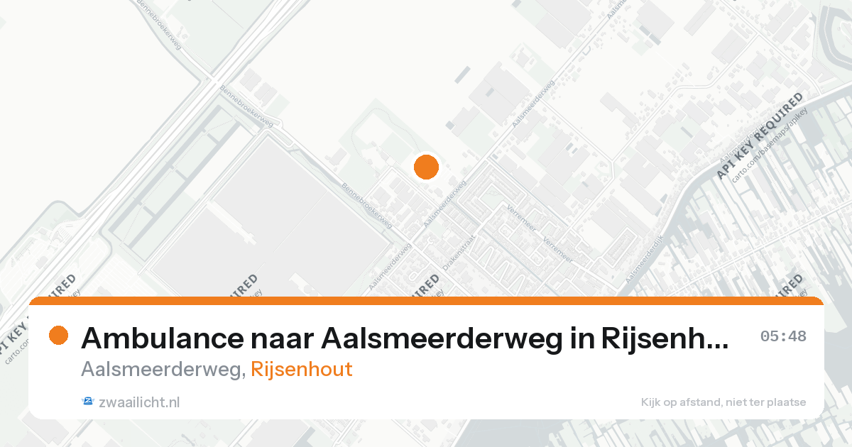 Ambulance naar Aalsmeerderweg in Rijsenhout — 9 jun 2026