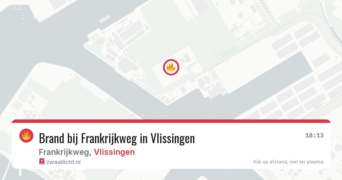 Brand bij Frankrijkweg in Vlissingen — 7 apr 2026