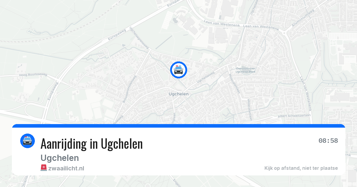 Aanrijding in Ugchelen — 21 jun 2026