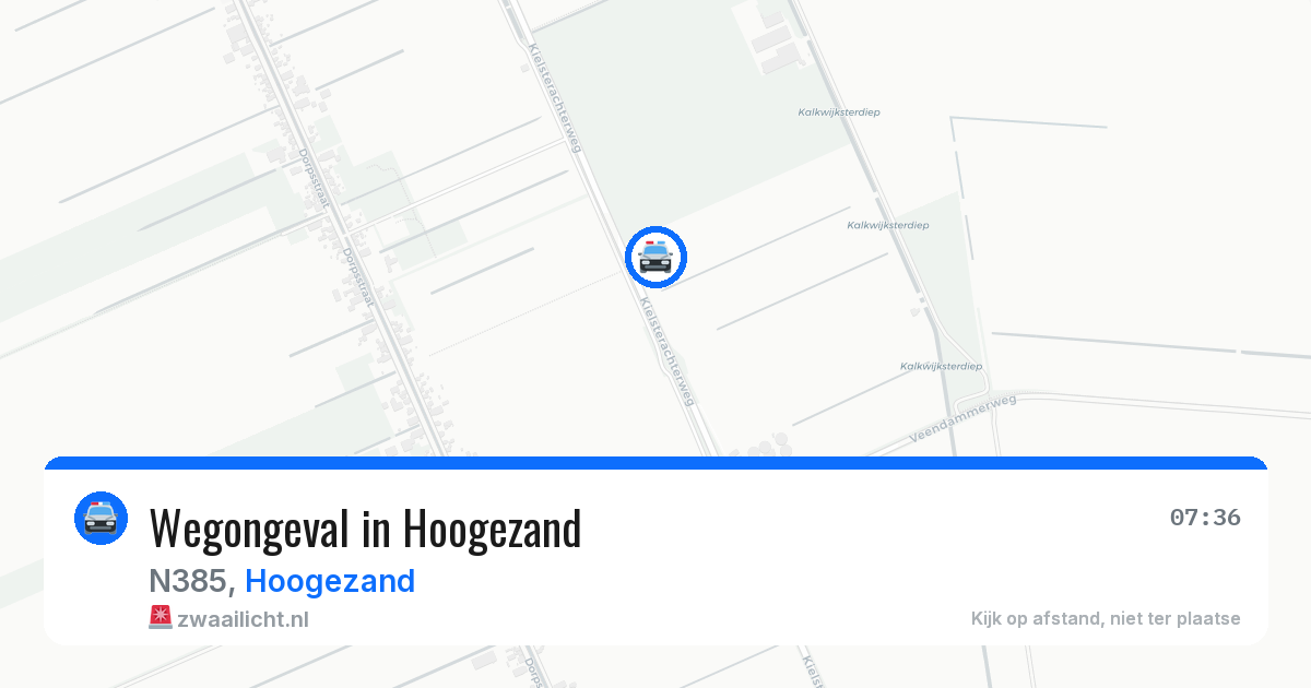 Wegongeval in Hoogezand — 24 jan 2026