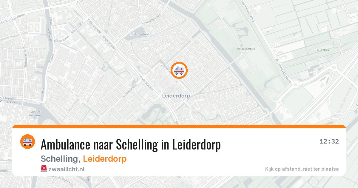 Ambulance naar Schelling in Leiderdorp — 2 jul 2026