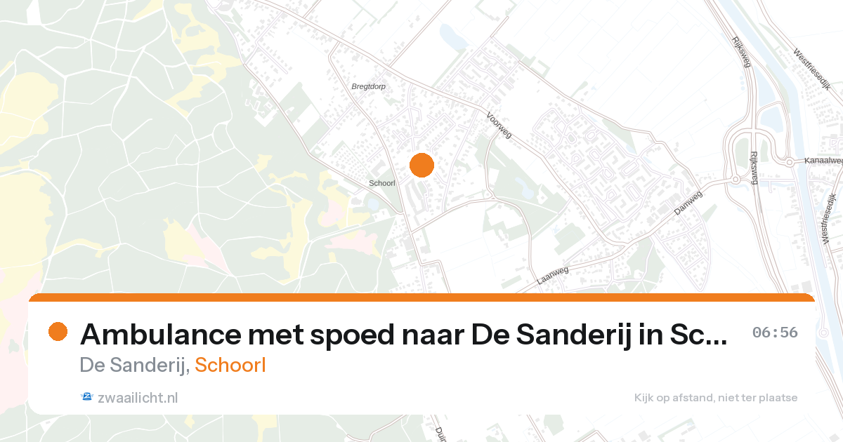 Ambulance met spoed naar De Sanderij in Schoorl — 7 feb 2026