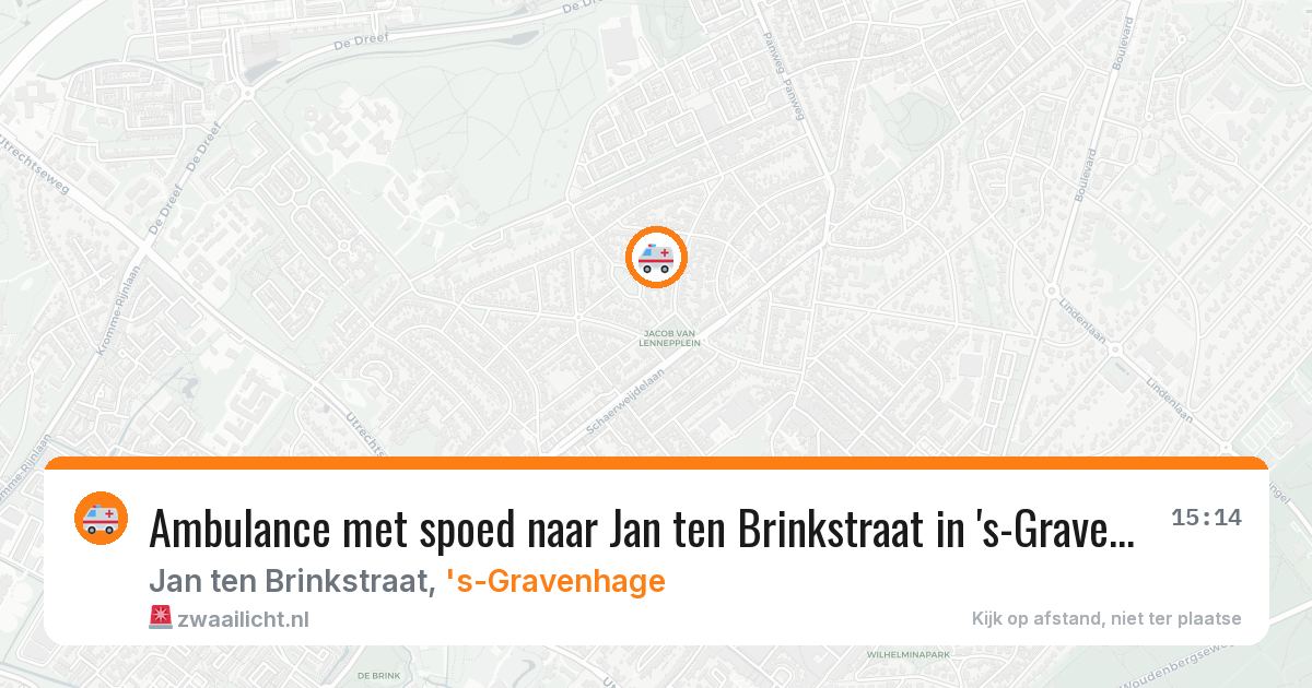 Ambulance met spoed naar Jan ten Brinkstraat in 's-Gravenhage — 1 feb 2026