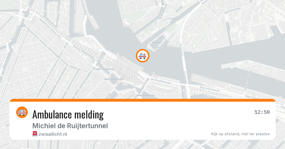 Ambulance melding — 1 jul 2026