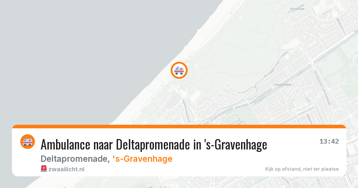 Ambulance naar Deltapromenade in 's-Gravenhage — 2 jul 2026