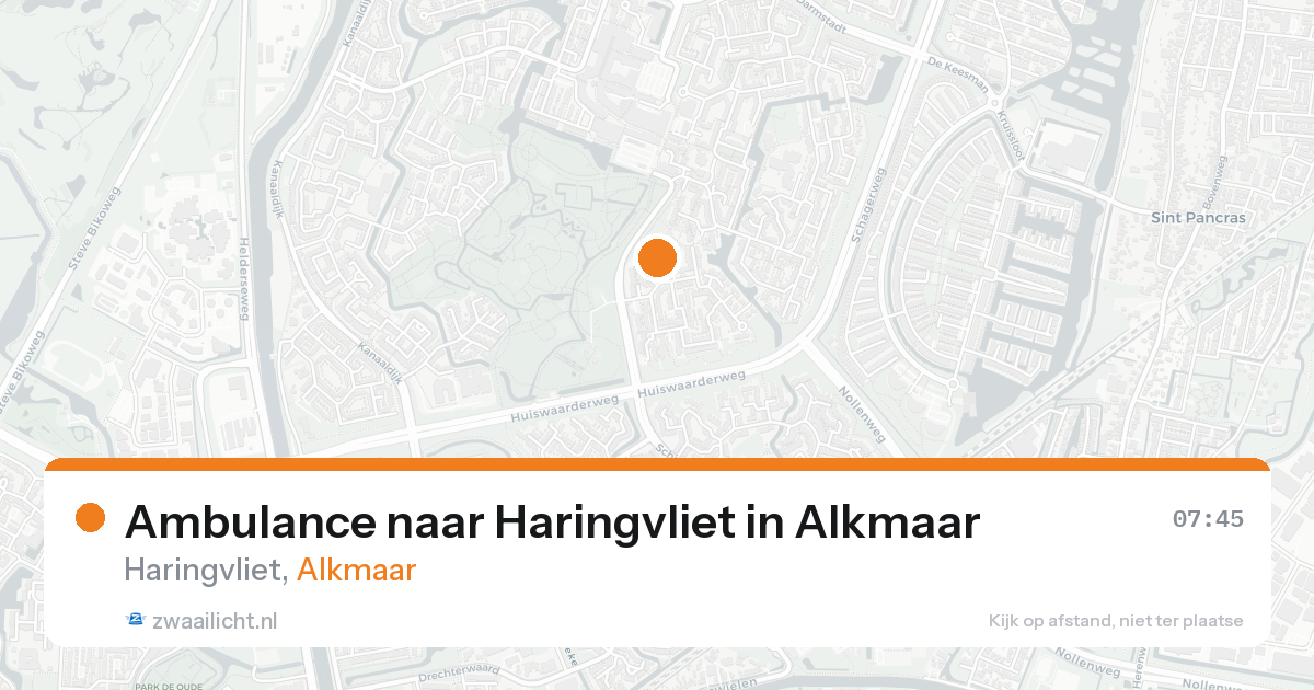 Ambulance naar Haringvliet in Alkmaar — 31 jan 2026