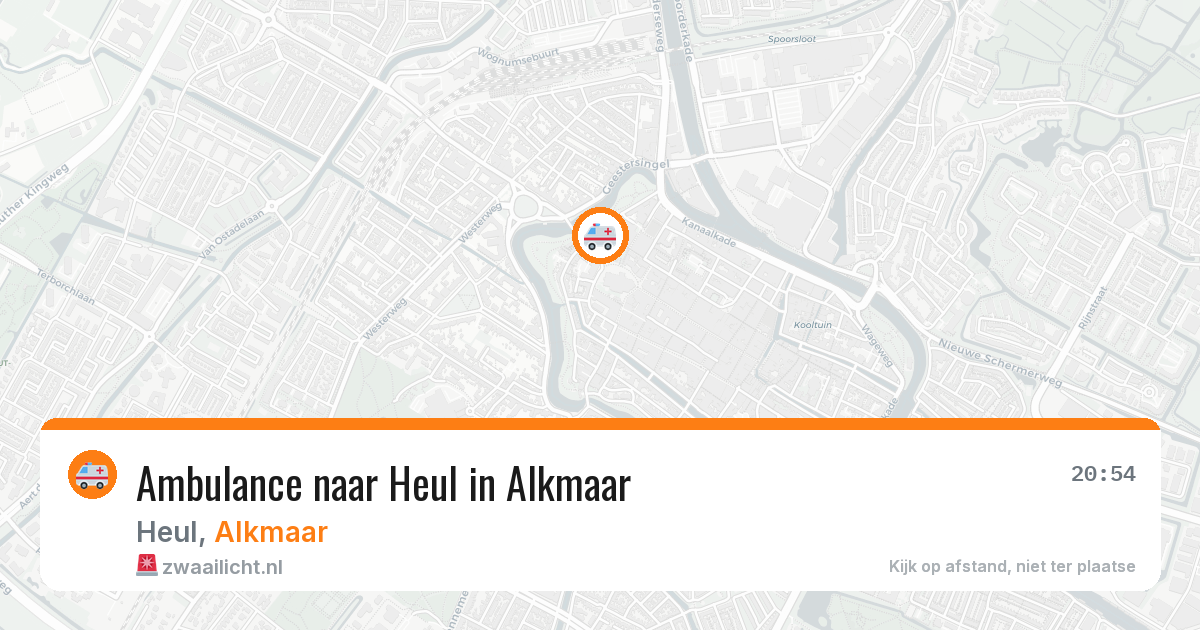 Ambulance naar Heul in Alkmaar — 15 mei 2026