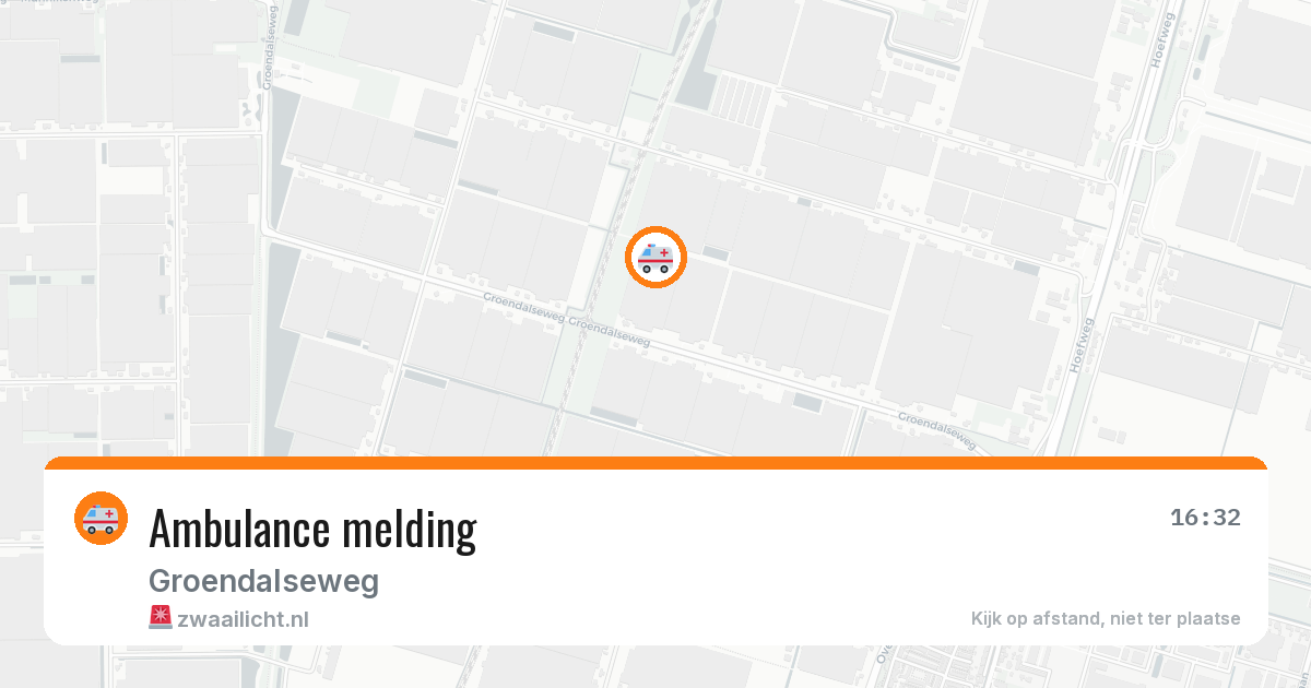 Ambulance melding — 4 apr 2026
