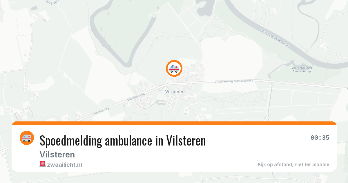 Spoedmelding ambulance in Vilsteren — 7 aug 2026