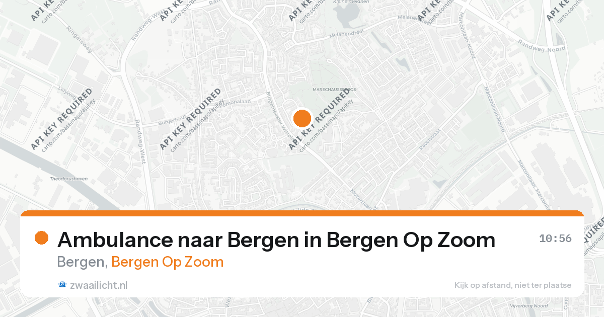 Ambulance naar Bergen in Bergen Op Zoom — 26 aug 2026