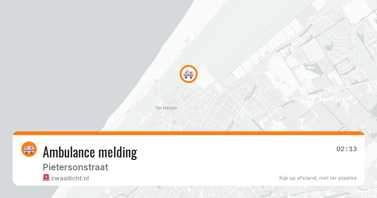 Ambulance melding — 13 mei 2026