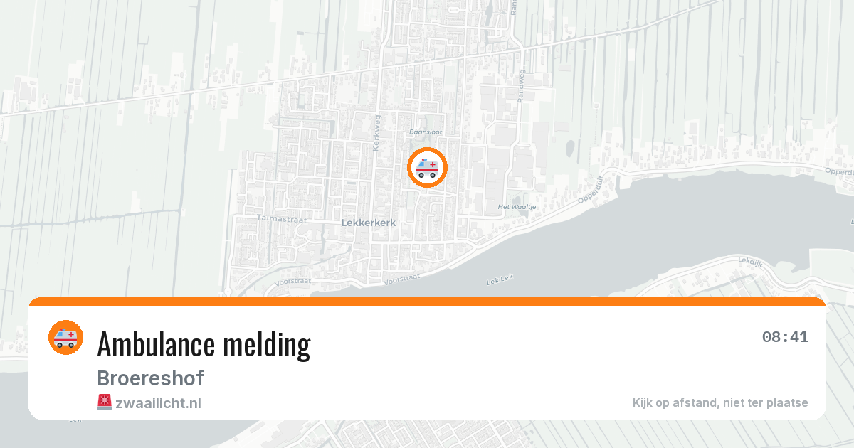 Ambulance melding — 12 jul 2026