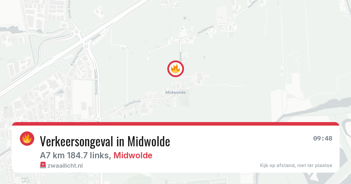 Verkeersongeval in Midwolde — 30 jan 2026