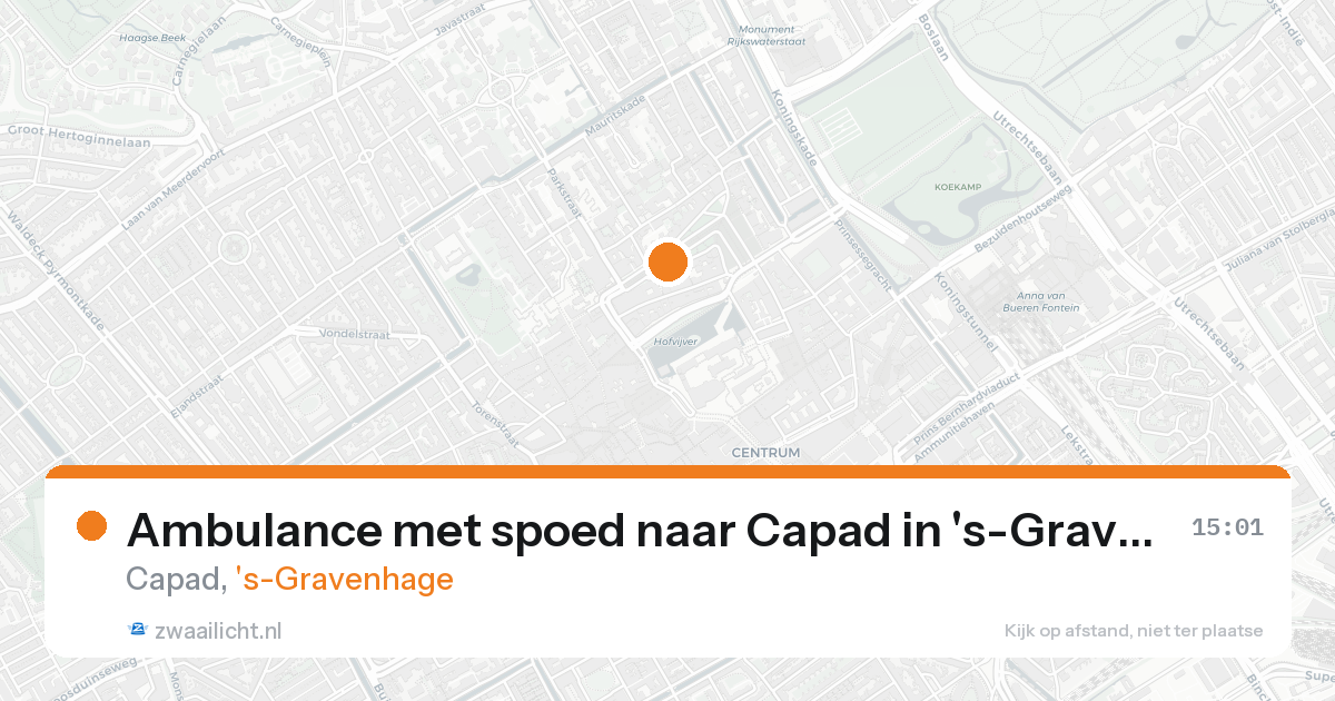 Ambulance met spoed naar Capad in 's-Gravenhage — 7 feb 2026