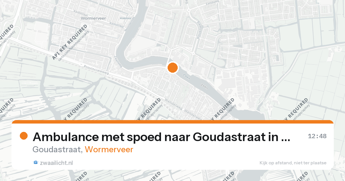 Ambulance met spoed naar Goudastraat in Wormerveer — 16 feb 2026