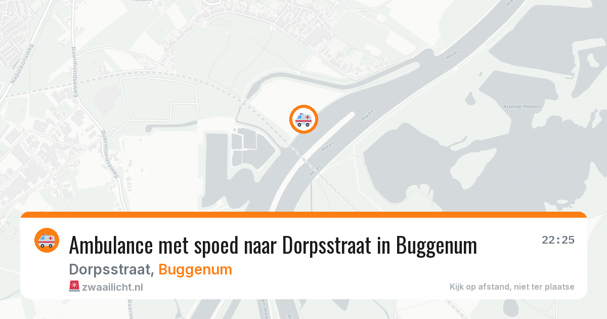 Ambulance met spoed naar Dorpsstraat in Buggenum — 3 feb 2026