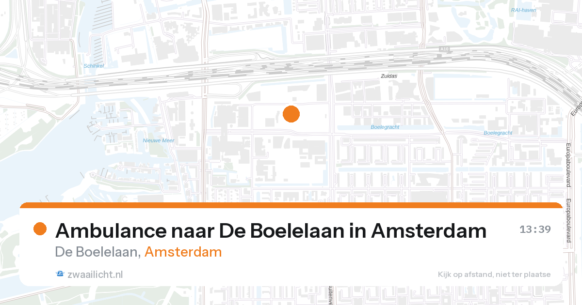 Ambulance naar De Boelelaan in Amsterdam — 23 jun 2026