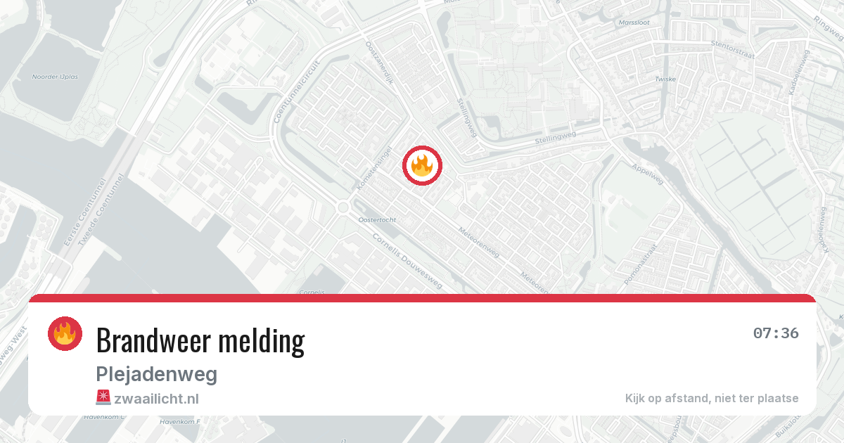 Brandweer melding — 20 jun 2026