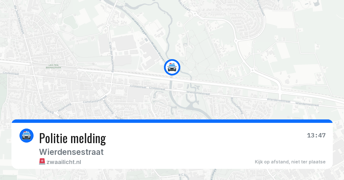 Politie melding — 7 jul 2026