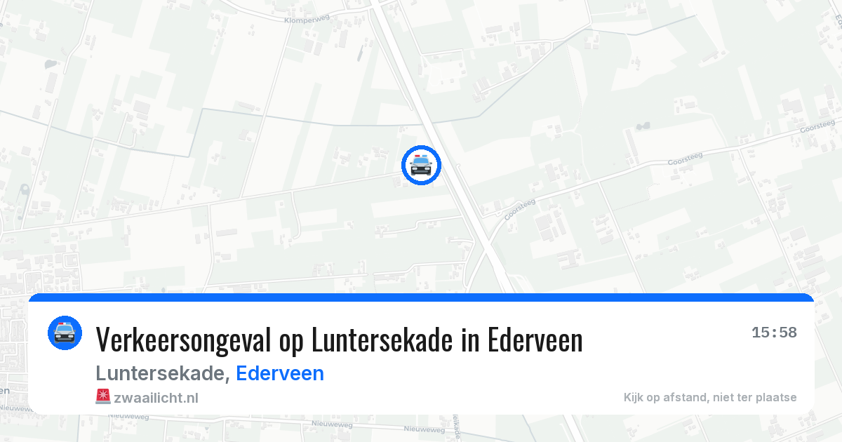 Verkeersongeval op Luntersekade in Ederveen — 20 jun 2026