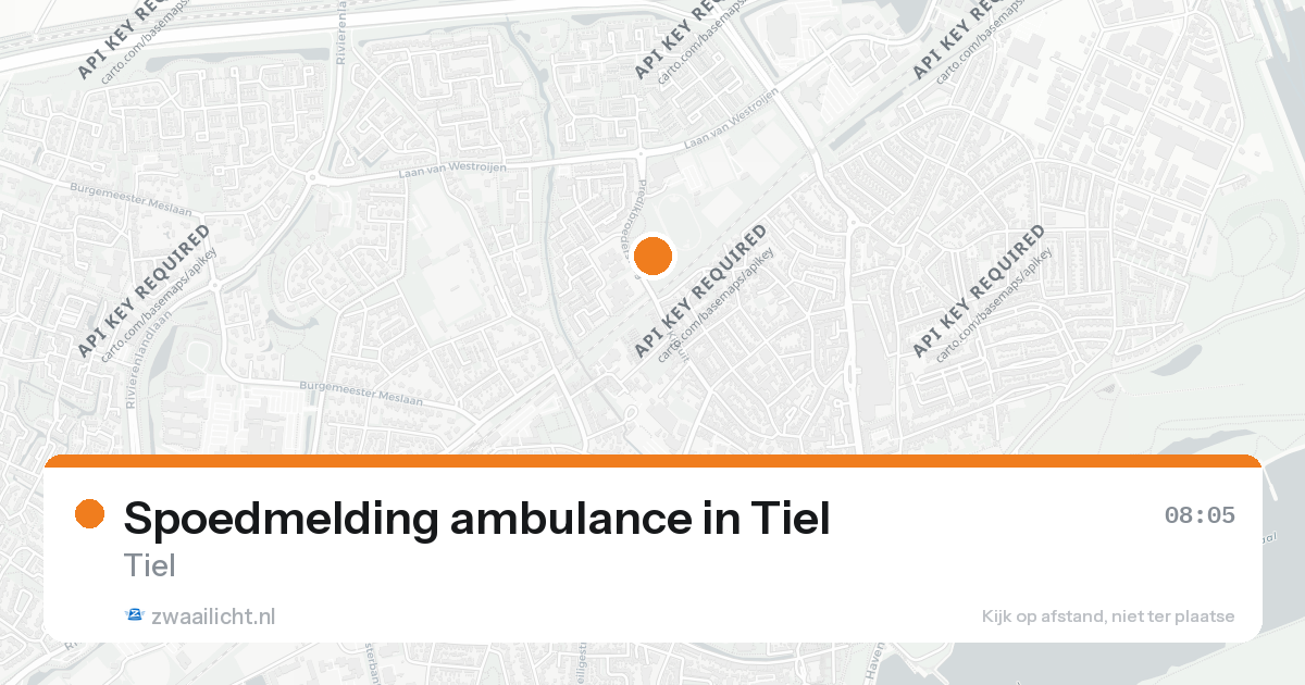 Spoedmelding ambulance in Tiel — 7 feb 2026