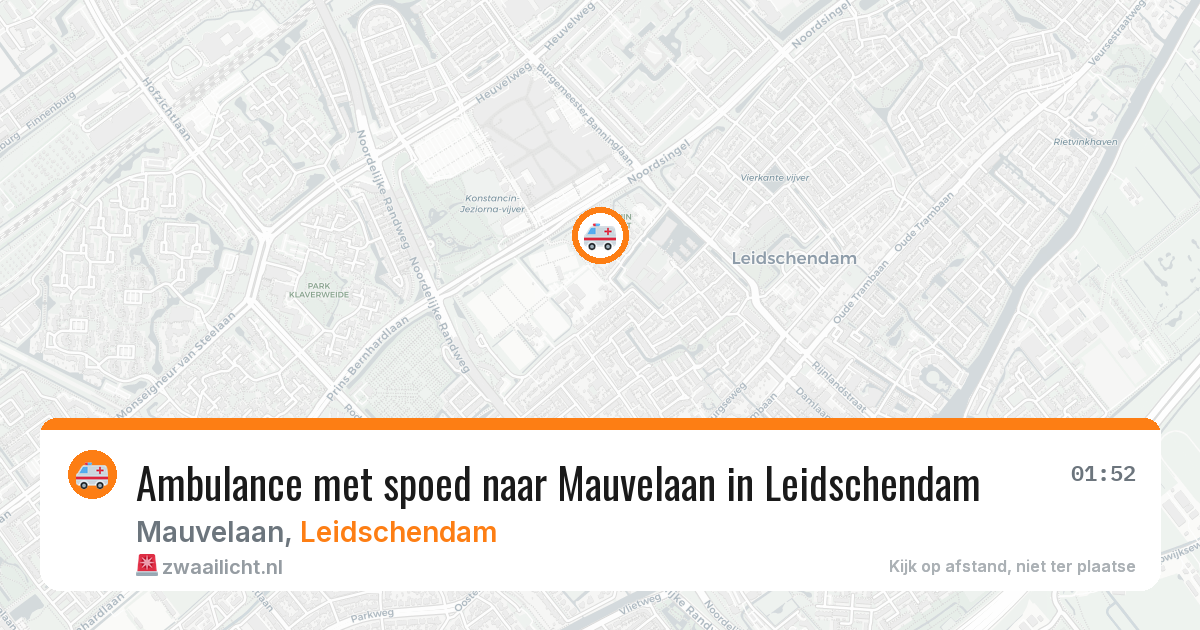 Ambulance met spoed naar Mauvelaan in Leidschendam — 28 jun 2026