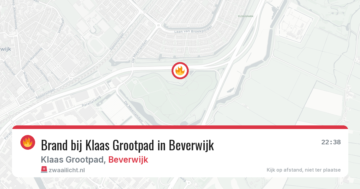 Brand bij Klaas Grootpad in Beverwijk — 11 feb 2026