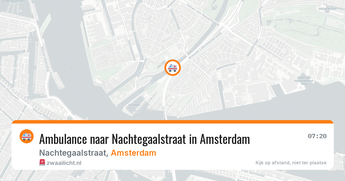 Ambulance naar Nachtegaalstraat in Amsterdam — 1 apr 2026