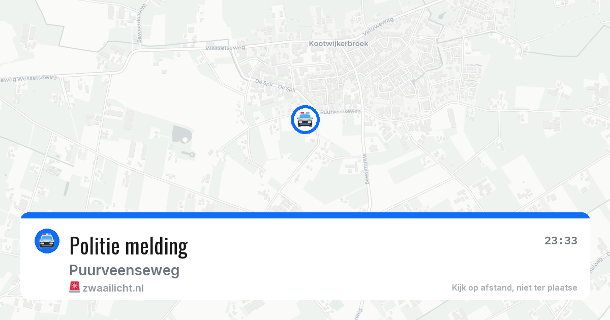 Politie melding — 26 jun 2026