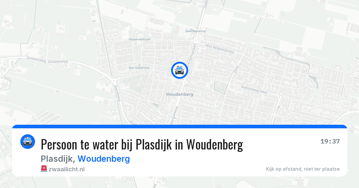 Persoon te water bij Plasdijk in Woudenberg — 30 jun 2026
