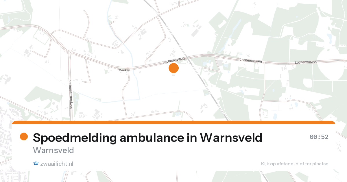 Spoedmelding ambulance in Warnsveld — 23 aug 2026
