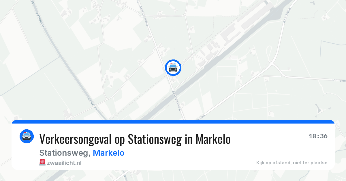 Verkeersongeval op Stationsweg in Markelo — 9 feb 2026