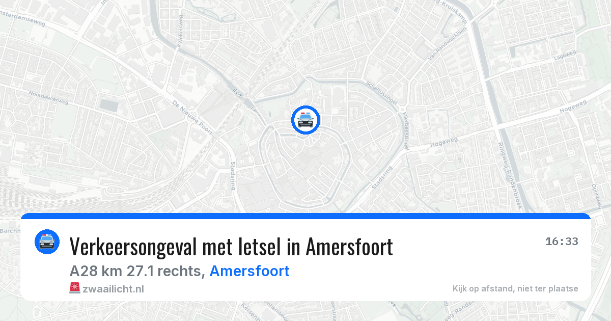 Verkeersongeval met letsel in Amersfoort — 11 jun 2026