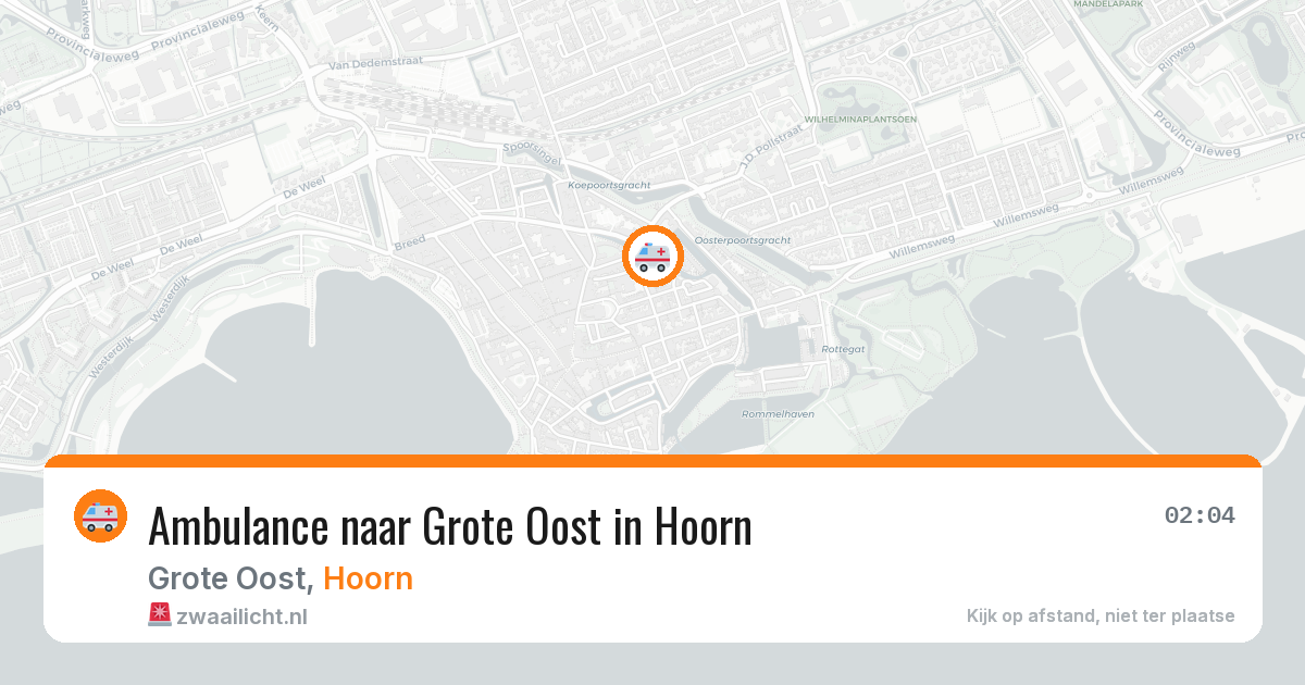 Ambulance naar Grote Oost in Hoorn — 9 apr 2026