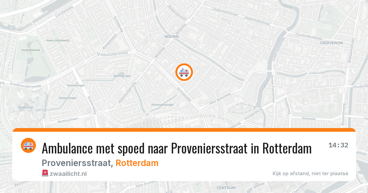 Ambulance met spoed naar Proveniersstraat in Rotterdam — 4 mrt 2026