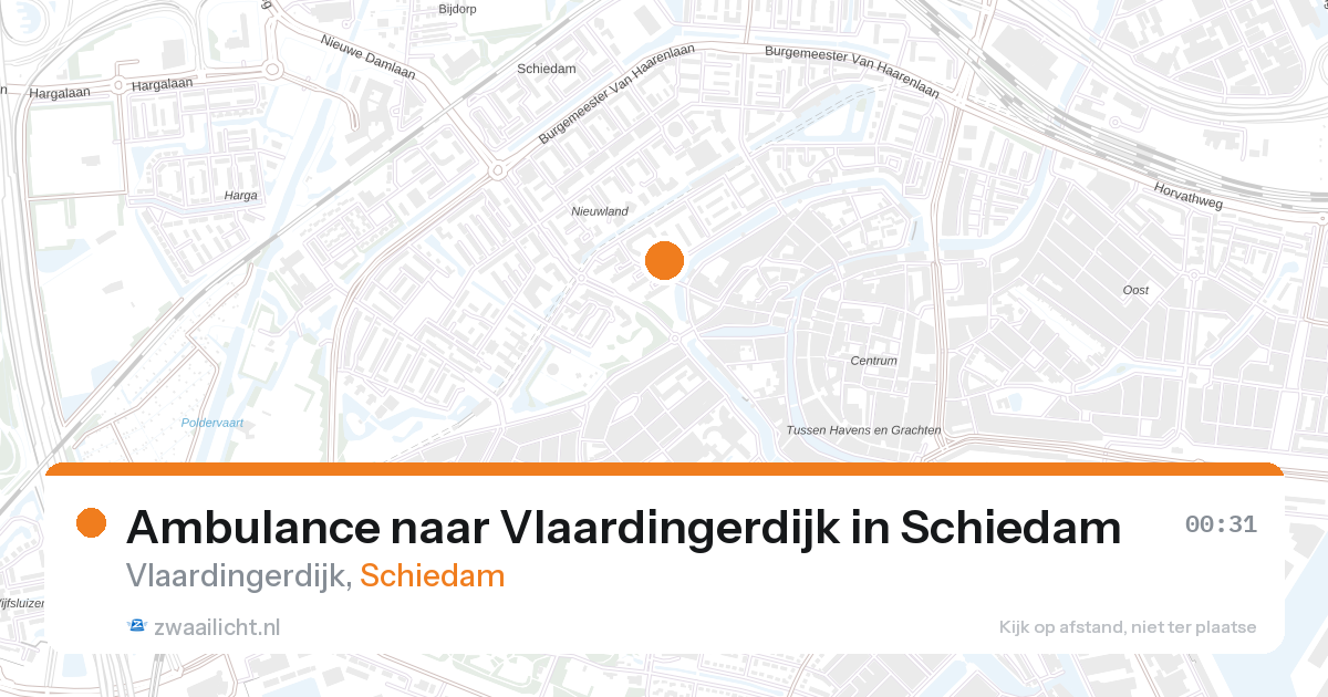 Ambulance naar Vlaardingerdijk in Schiedam — 6 feb 2026