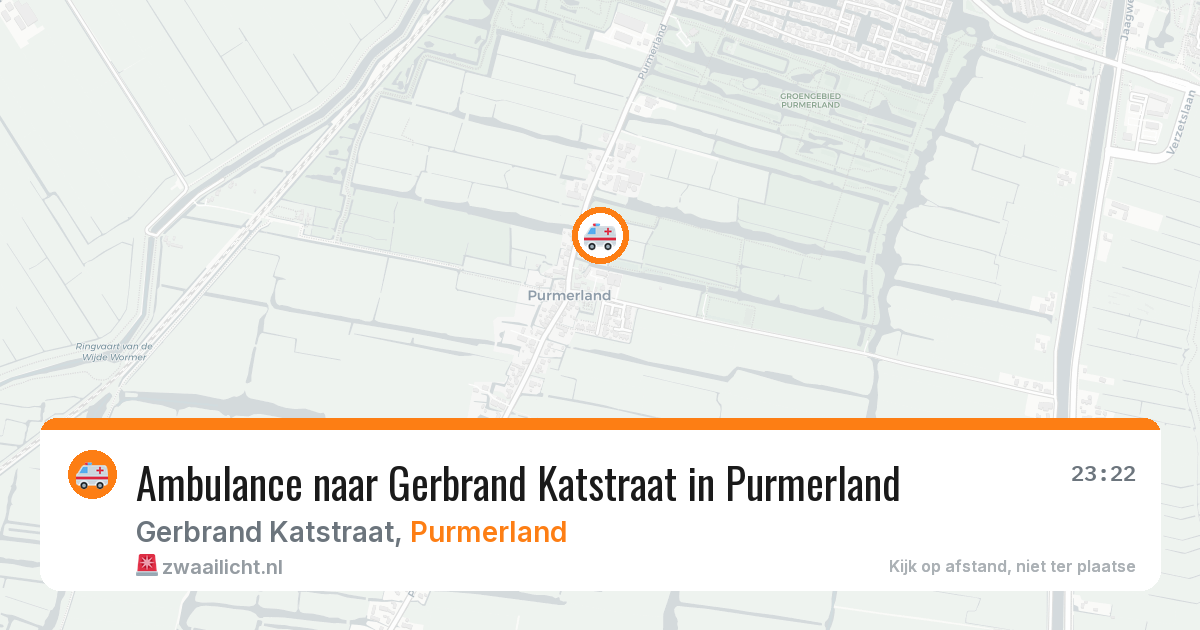 Ambulance naar Gerbrand Katstraat in Purmerland — 19 feb 2026
