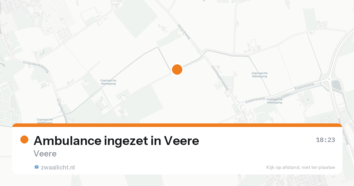 Ambulance ingezet in Veere — 18 feb 2026