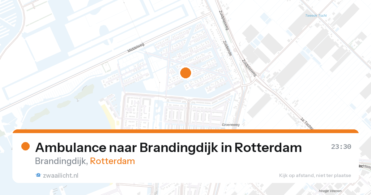 Ambulance naar Brandingdijk in Rotterdam — 26 aug 2026