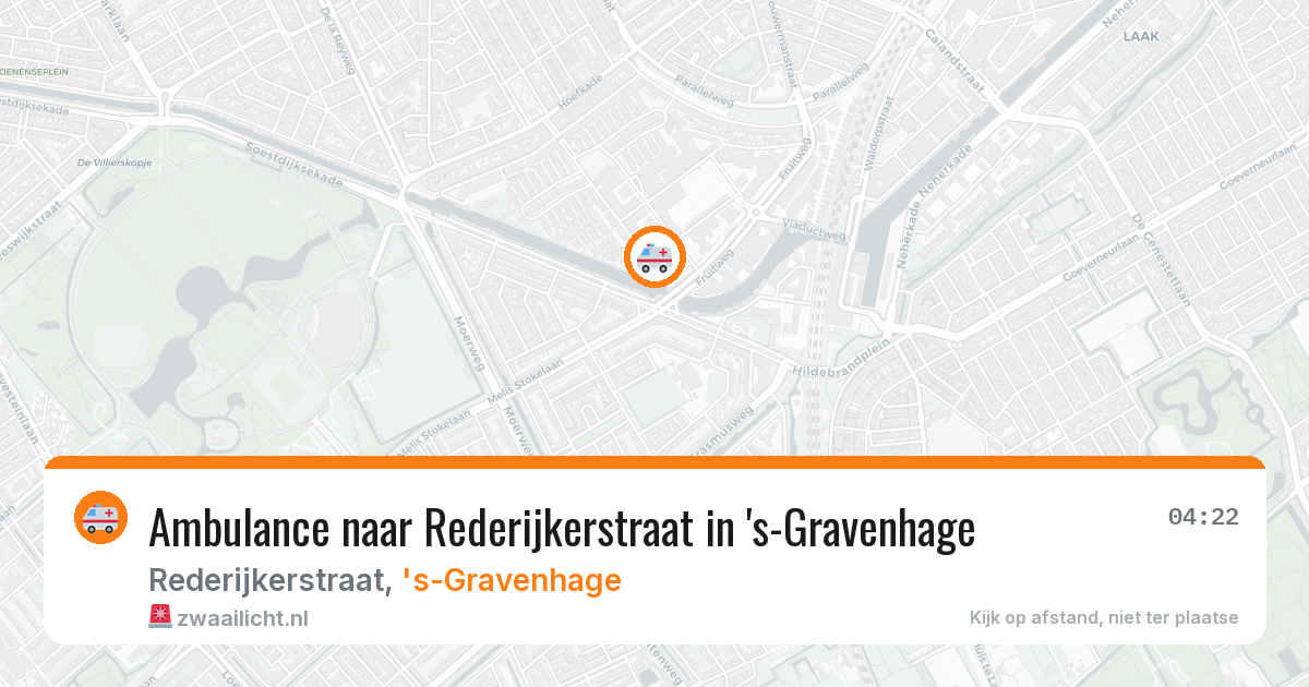 Ambulance naar Rederijkerstraat in 's-Gravenhage — 14 mei 2026