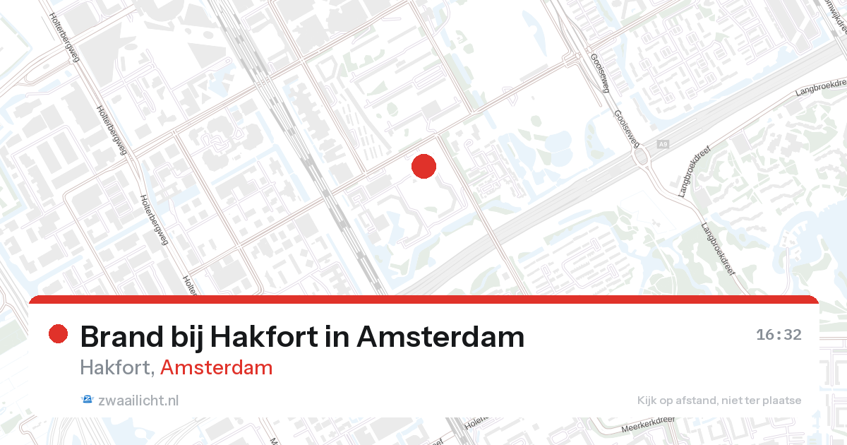 Brand bij Hakfort in Amsterdam — 21 jun 2026