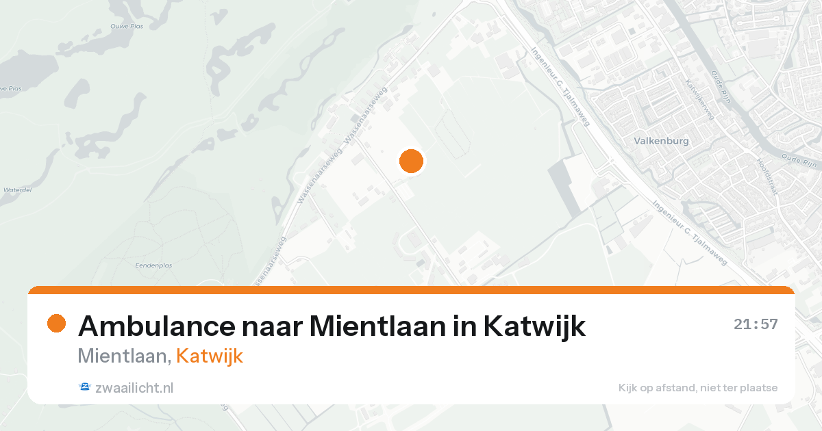 Ambulance naar Mientlaan in Katwijk — 22 aug 2026