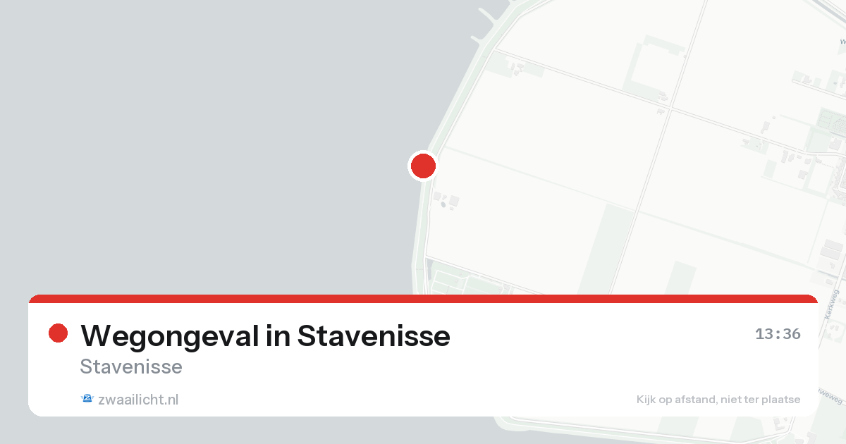 Wegongeval in Stavenisse — 18 aug 2026