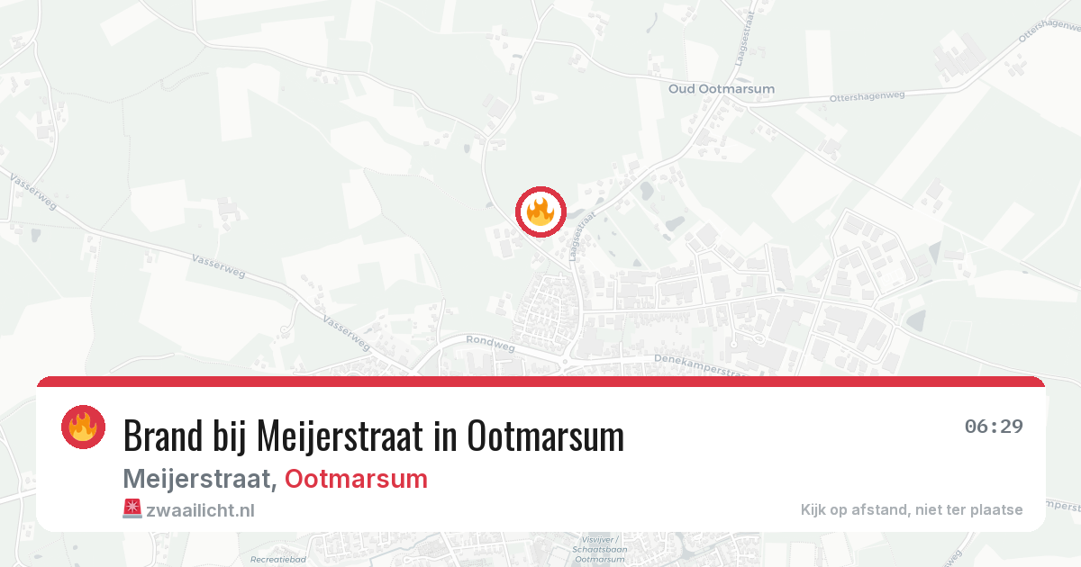 Brand bij Meijerstraat in Ootmarsum — 12 mei 2026