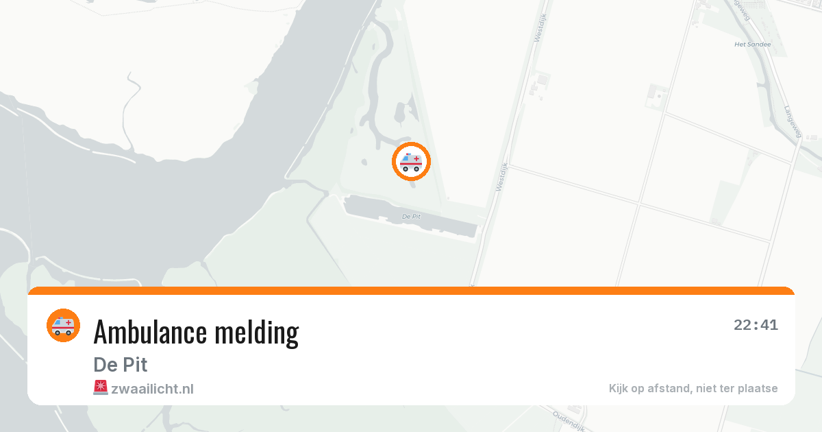 Ambulance melding — 30 jul 2026
