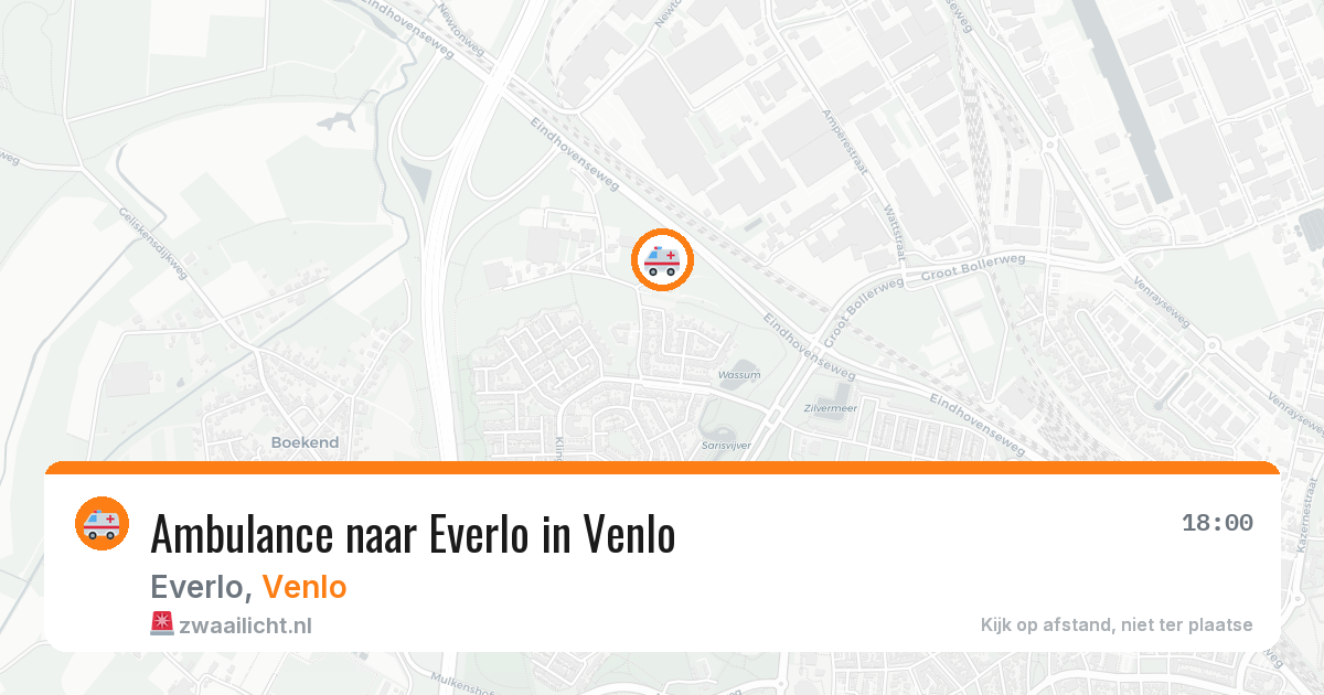 Ambulance naar Everlo in Venlo — 27 jul 2026