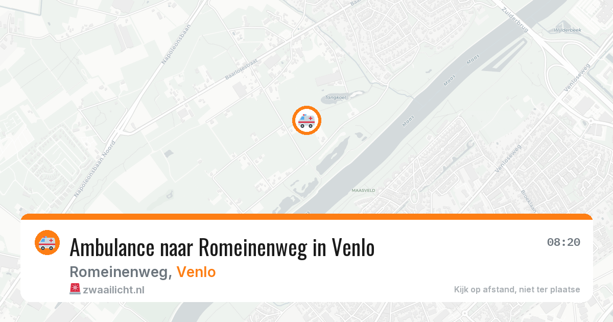 Ambulance naar Romeinenweg in Venlo — 31 jul 2026