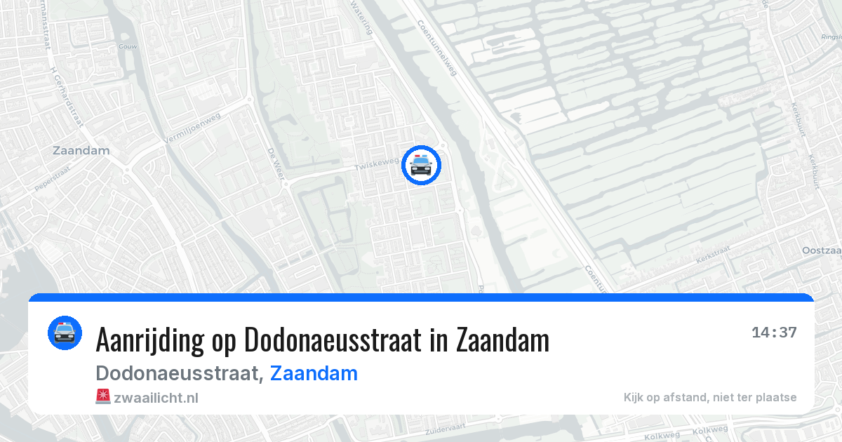 Aanrijding op Dodonaeusstraat in Zaandam — 29 jun 2026